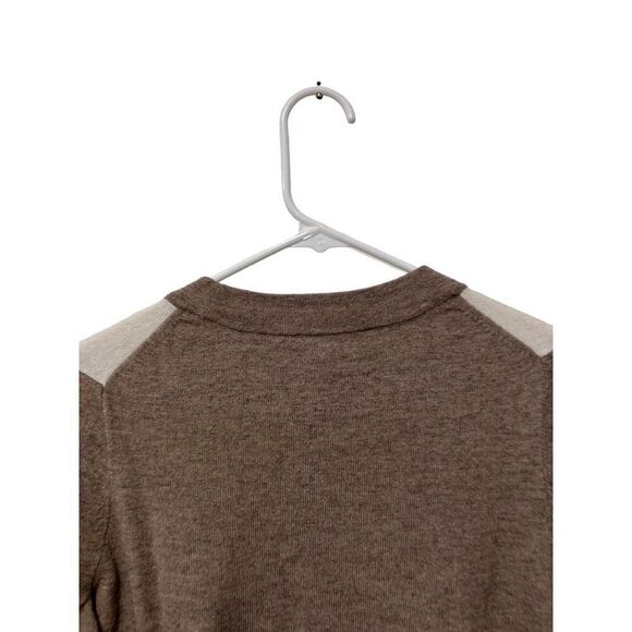 J. Crew Wool Blend Lace Appliqué Long Sleeve Crew Neck Pullover Sweater Size XS - Picture 7 of 11